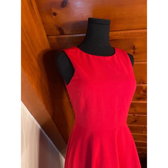 Lulus Chance to Dance Bright Red High- Low Asymmetrical Dress sz S - Picture 5 of 7